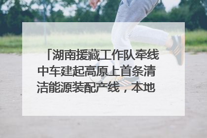 湖南援藏工作队牵线中车建起高原上首条清洁能源装配产线，本地大学生成车间检验员