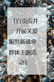 自贡贡井：开展关爱服务新就业群体主题活动