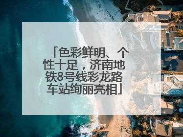 色彩鲜明、个性十足，济南地铁8号线彩龙路车站绚丽亮相