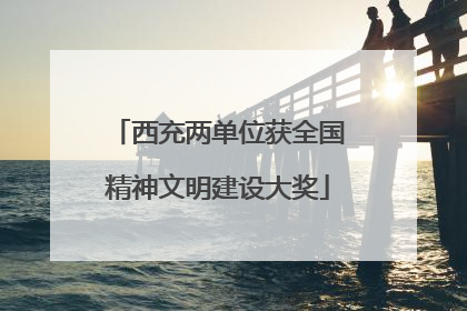 西充两单位获全国精神文明建设大奖