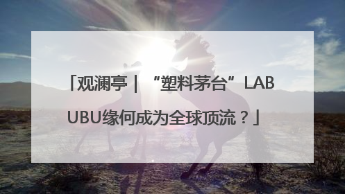 观澜亭｜“塑料茅台”LABUBU缘何成为全球顶流？