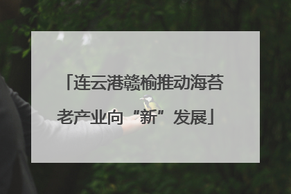 连云港赣榆推动海苔老产业向“新”发展