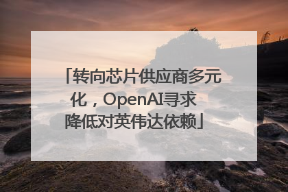 转向芯片供应商多元化，OpenAI寻求降低对英伟达依赖