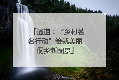 通道：“乡村著名行动”绘就美丽侗乡新图景