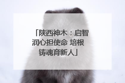 陕西神木：启智润心担使命 培根铸魂育新人