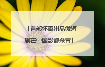 首部怀柔出品微短剧在中国影都杀青