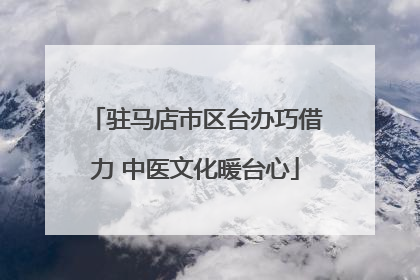 驻马店市区台办巧借力 中医文化暖台心
