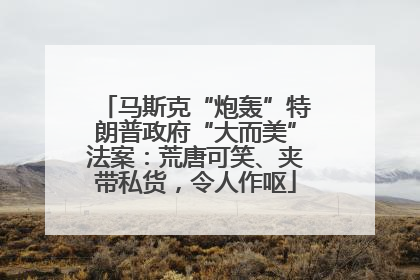 马斯克“炮轰”特朗普政府“大而美”法案：荒唐可笑、夹带私货，令人作呕