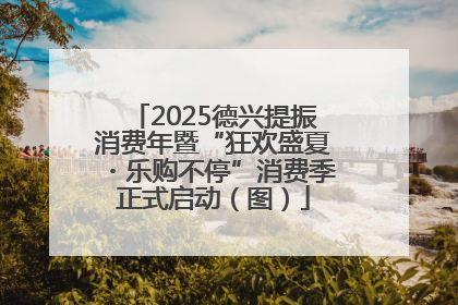 2025德兴提振消费年暨“狂欢盛夏・乐购不停”消费季正式启动（图）