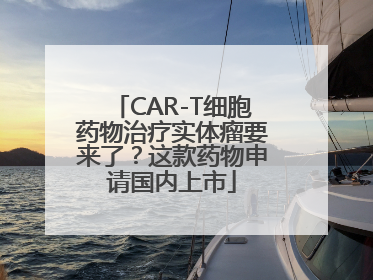 CAR-T细胞药物治疗实体瘤要来了？这款药物申请国内上市